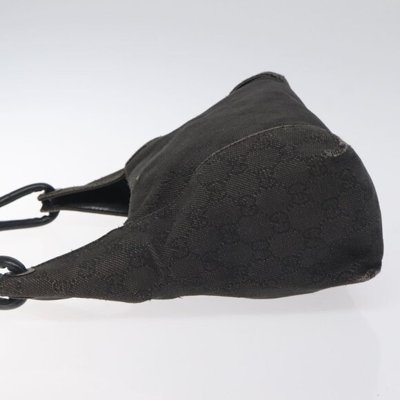 GUCCI GG Canvas Shoulder Bag Black 101333 Auth bs27332 - Picture 4 of 16